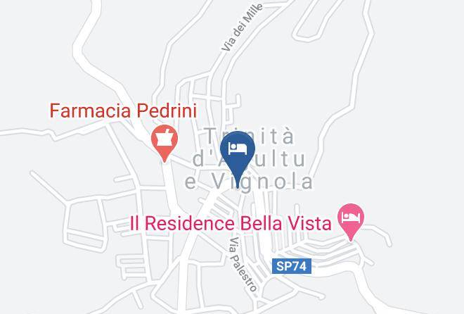 Sassari - Albergo Da Paolino Maps