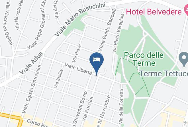 Pistoia - Albergo David Maps