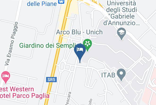 Chieti - Albergo Degli Amici Maps
