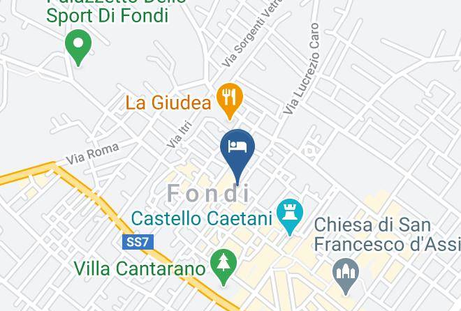 Latina - Albergo Dei Fiori Maps