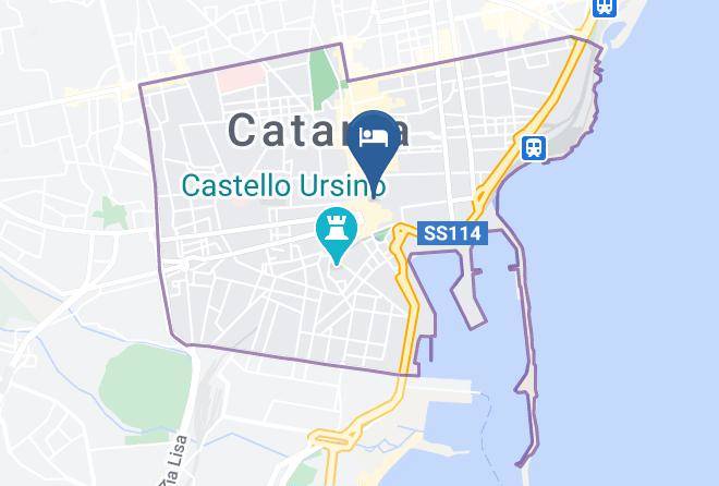 Catania - Albergo Del Duomo Maps
