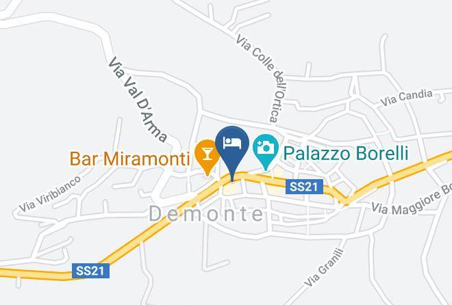 Cuneo - Albergo Del Giglio Maps