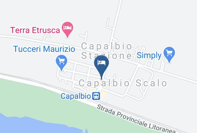 Grosseto - Albergo Del Lago Maps