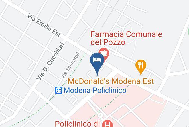Modena - Albergo Del Pozzo Maps