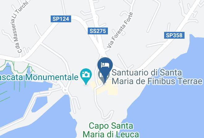 Lecce - Albergo Del Santuario Maps