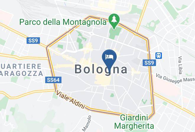 Bologna - Albergo Delle Drapperie Maps