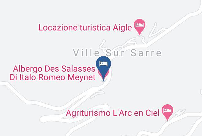 Aosta - Albergo Des Salasses Di Italo Romeo Meynet Maps