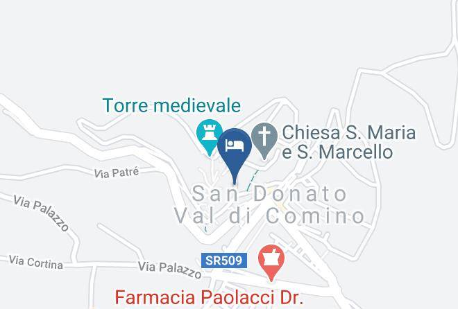 Frosinone - Albergo Diffuso La Castellana Residenza D'epoca Maps