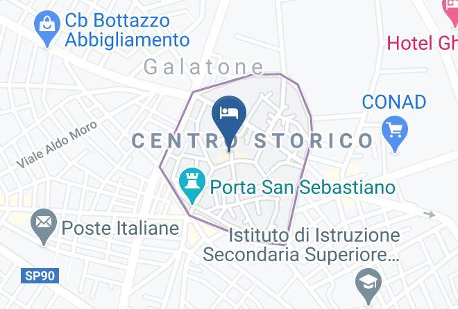 Lecce - Albergo Diffuso La Galatea Maps