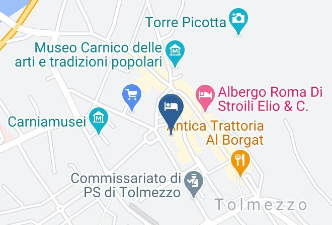 Udine - Albergo Diffuso Tolmezzo Soc Coop A Rl Maps