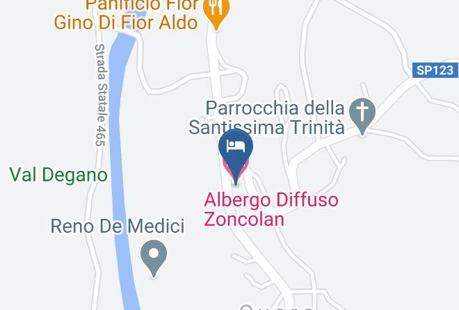 Udine - Albergo Diffuso Zoncolan Maps