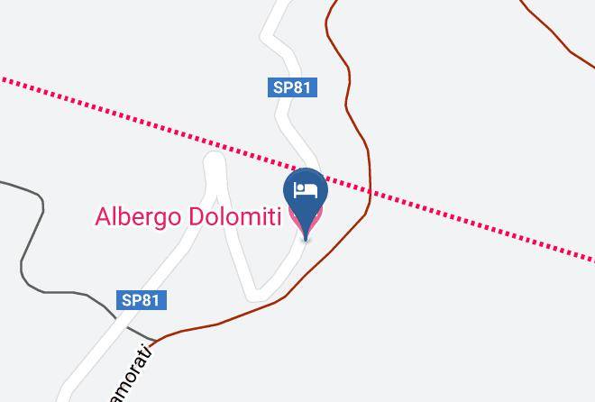 Belluno - Albergo Dolomiti Maps