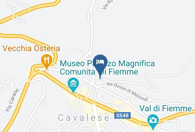 Trento - Albergo Dolomiti Di Fam Debertol Andrea E C Snc Maps