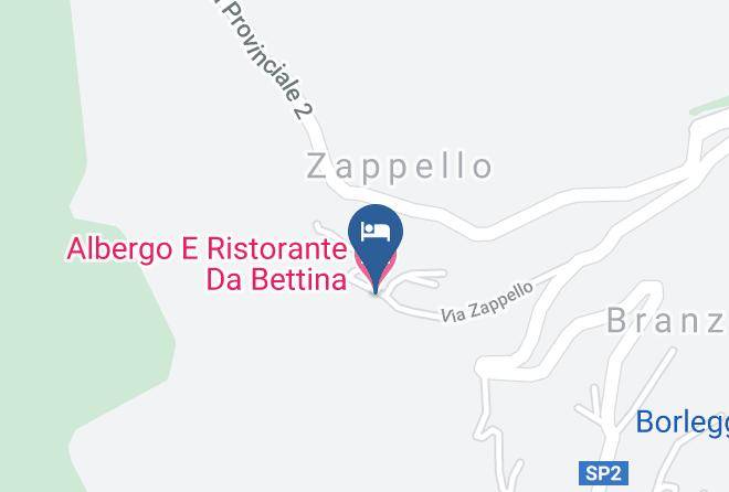 Bergamo - Albergo E Ristorante Da Bettina Maps