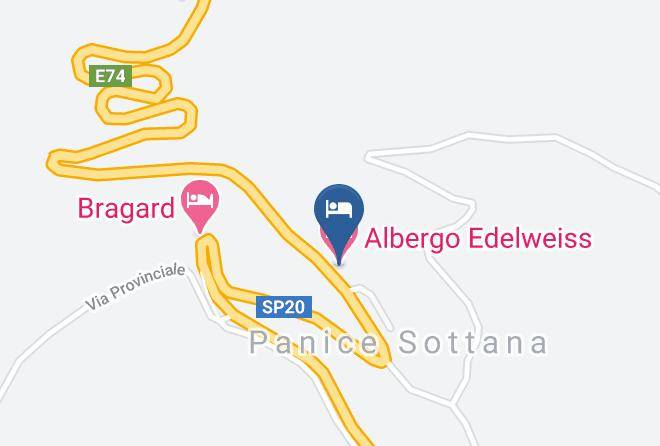Cuneo - Albergo Edelweiss Maps
