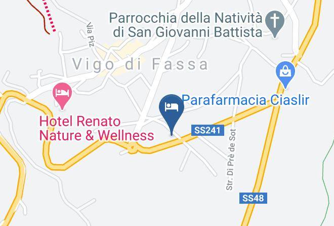 Trento - Albergo Edelweiss Maps