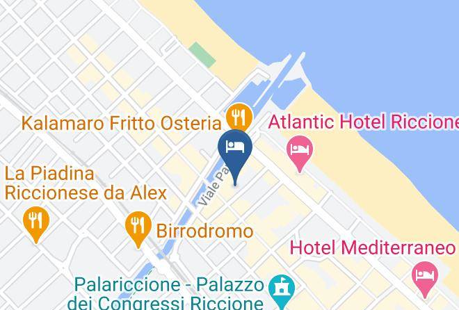 Rimini - Albergo Edera Maps