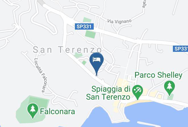 La Spezia - Albergo Emiliano Maps