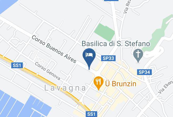 Genoa - Albergo Entella Maps