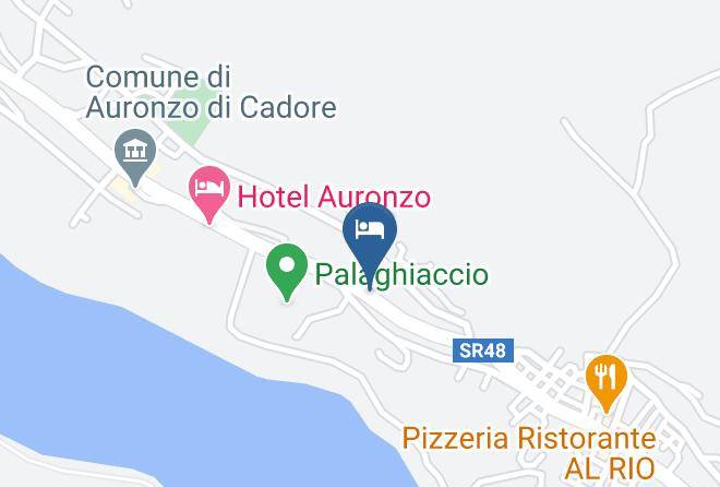 Belluno - Albergo Erika Maps