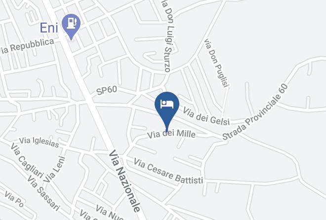 Province Of South Sardinia - Albergo Ester Maps