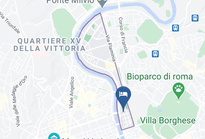 Rome - Albergo Etico The First In Rome Maps