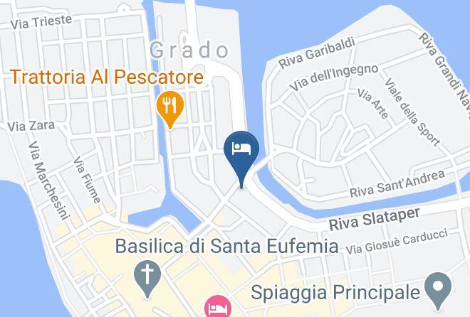 Gorizia - Albergo Euro Meuble' Maps