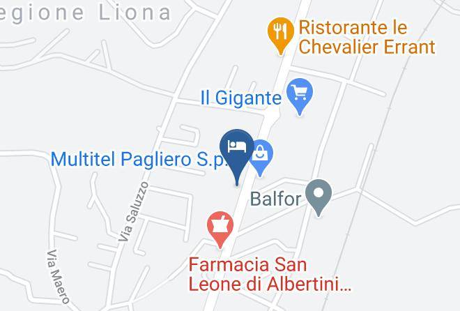 Cuneo - Albergo Fausto Maps