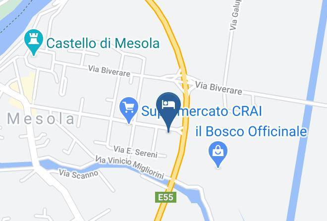Ferrara - Albergo Felice Maps