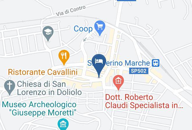 Macerata - Albergo Feronia Maps