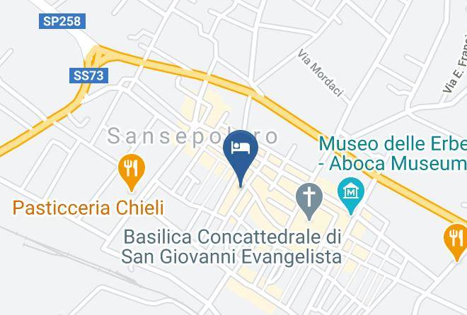 Arezzo - Albergo Fiorentino Maps