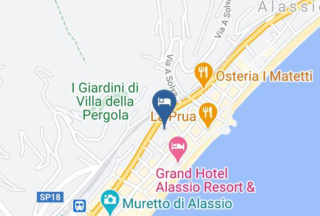 Savona - Albergo Fiorenza & Banksia Meuble Di Marani Stefano Maps