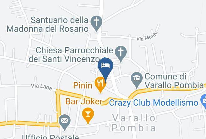 Novara - Albergo Fontana Maps