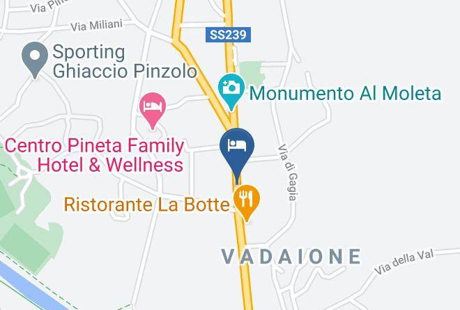 Trento - Albergo Fontanabona Maps