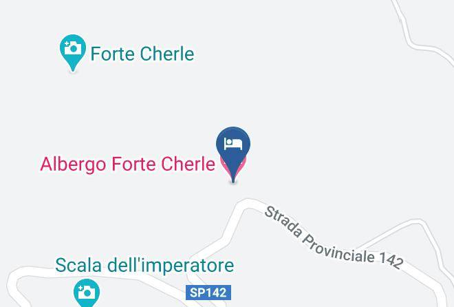 Trento - Albergo Forte Cherle Maps