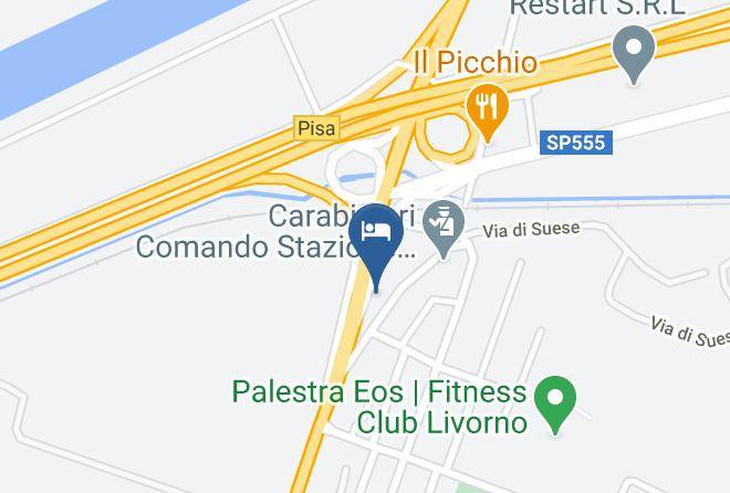 Leghorn - Albergo Frenzio Bar Ristorante Maps