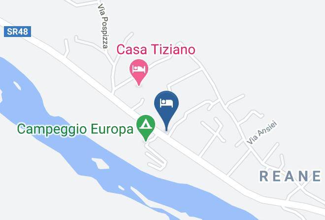 Belluno - Albergo Galeno Maps