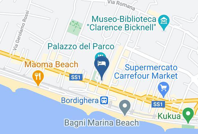 Imperia - Albergo Garden Hotel Maps
