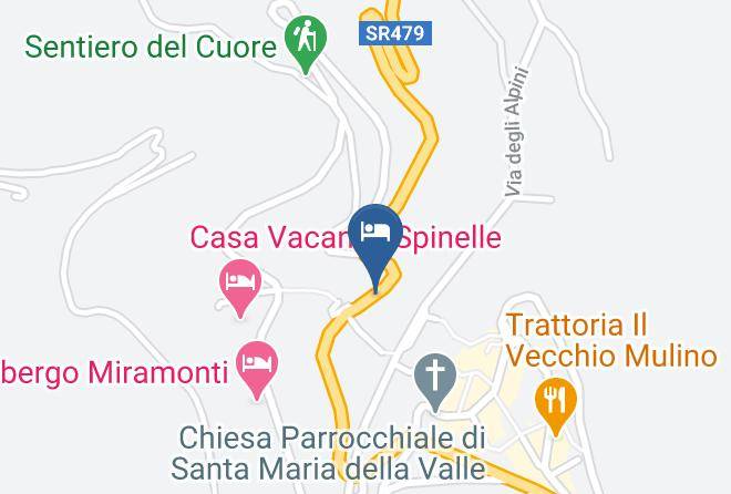 L Aquila - Albergo Garden Maps