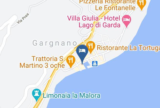 Brescia - Albergo Gargnano Maps