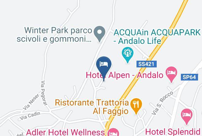 Trento - Albergo Garni' Fiordaliso Maps