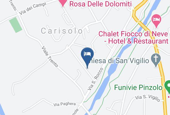 Trento - Albergo Garni' Martina Maps