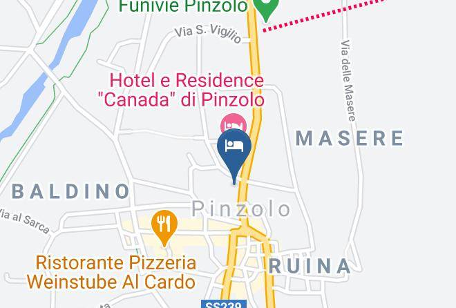 Trento - Albergo Garni' Sorano Maps