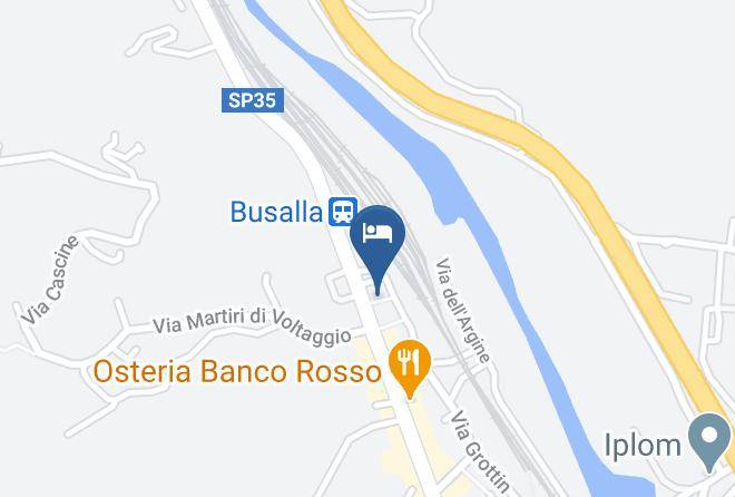 Genoa - Albergo Gelsomino Di Ratto Angelo & C Maps