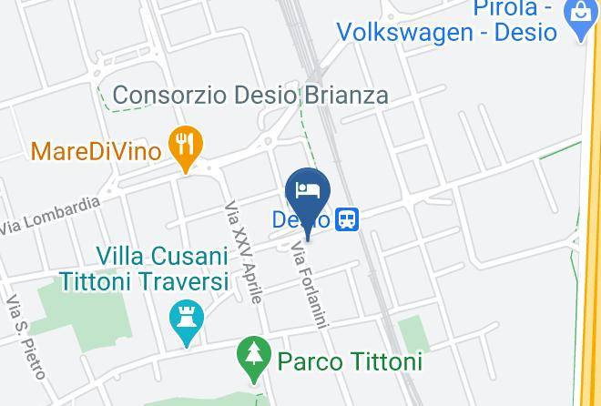 Monza E Brianza - Albergo Giardino Maps
