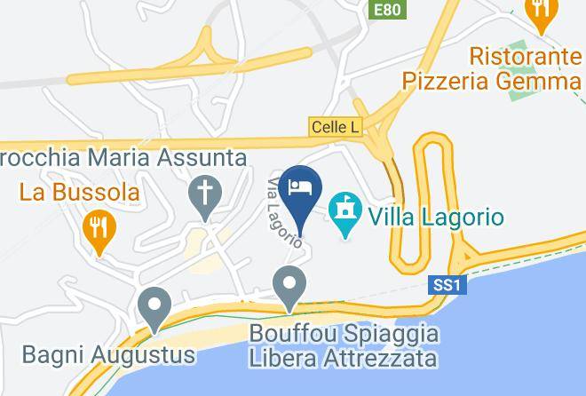 Savona - Albergo Gioiello Maps