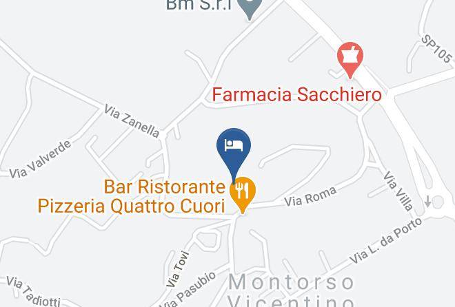 Vicenza - Albergo Giulietta E Romeo Maps