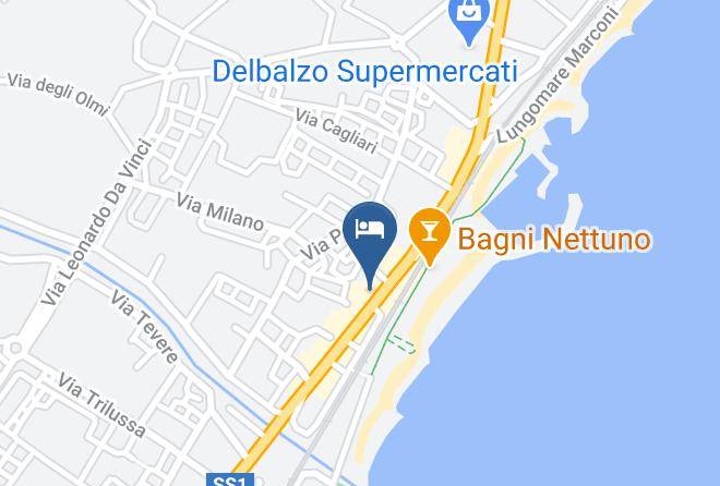 Savona - Albergo Glory Maps