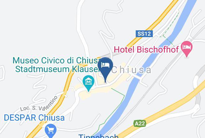 Bolzano - Albergo Goldener Engel Maps