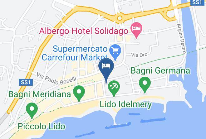 Imperia - Albergo Graziella Maps